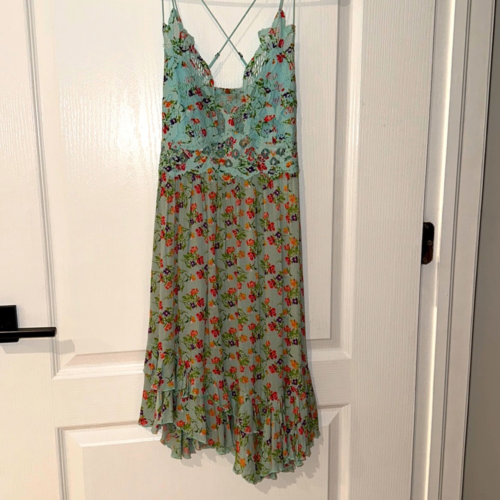 Adella Printed Mini Slip Dress - Sleeveless
